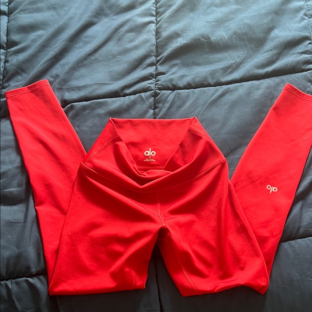 ALO Yoga Bright Red Leggings